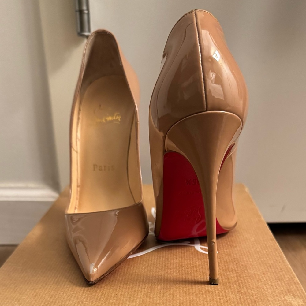 So Kate 120 Patent nude size 35.5